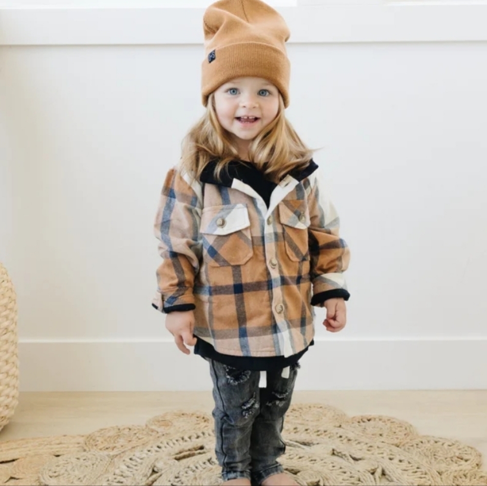 Olive and Scout Timberland Hooded flannel. Worn only once